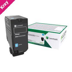 Lexm 74C60C0 Cyan Toner Lexm 74C60C0 Cyan Toner