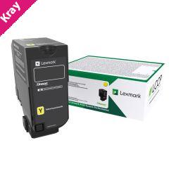 Lexm 74C60Y0 Yellow Toner Lexm 74C60Y0 Yellow Toner