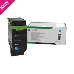 Lexm 75M10C0 Cyan Toner Lexm 75M10C0 Cyan Toner